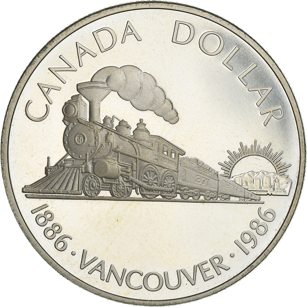 Coin, Canada, Elizabeth II, Dollar, 1986, Royal Canadian Mint, Ottawa, BE