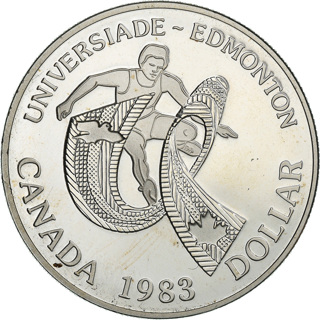 Moneda, Canadá, Elizabeth II, Dollar, 1983, Royal Canadian Mint, Ottawa, BE