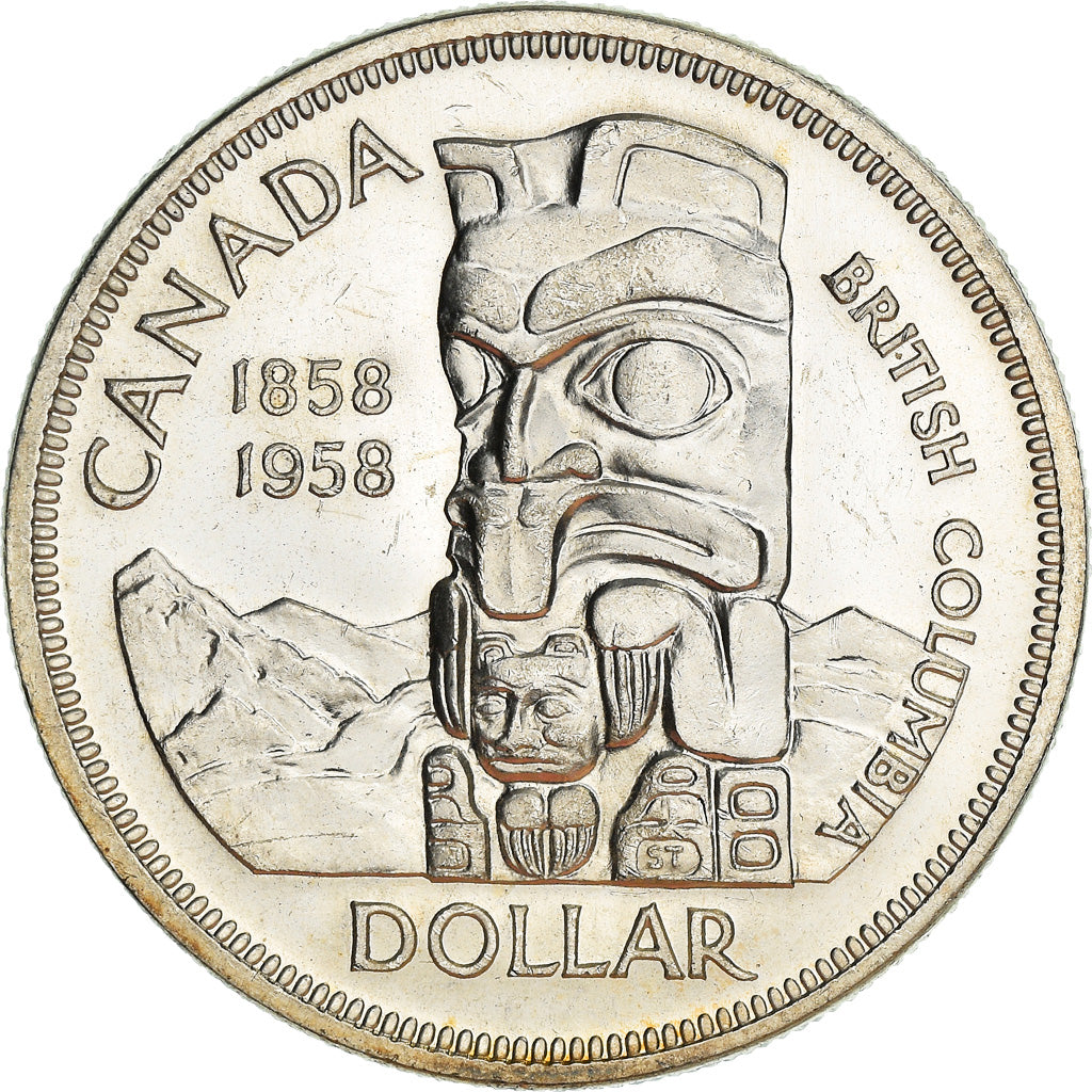 Coin, Canada, Elizabeth II, Dollar, 1958, Royal Canadian Mint, Ottawa