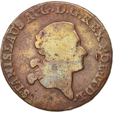 Poland, Stanislaus Augustus, 3 Grosze, 1/2 Szostak - 3 Kruzierz, 1787, VF(20-...