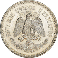 Coin, Mexico, Peso, 1932, Mexico City, AU(55-58), Silver, KM:455