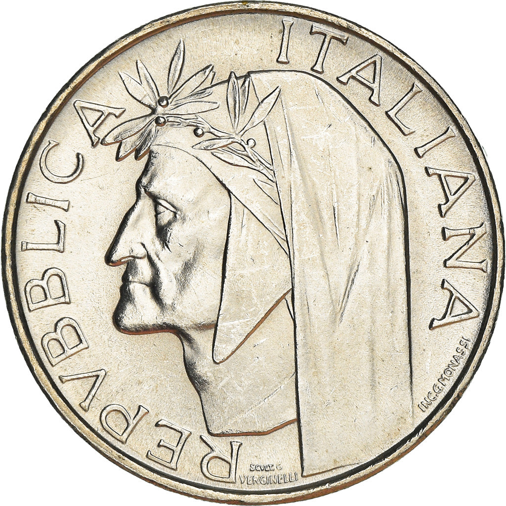 Coin, Italy, 500 Lire, 1965, Rome, MS(63), Silver, KM:100