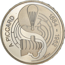 Coin, Switzerland, Centennial - Birth of Auguste Piccard, 5 Francs, 1984, BE