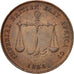MOMBASA, Pice, 1888, Calcutta, SPL-, Bronzo, KM:1.2