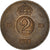Coin, Sweden, Gustaf VI, 2 Öre, 1953, VF(30-35), Bronze, KM:821