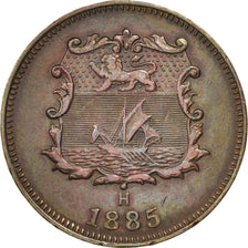 BORNEO DEL NORD BRITANNICO, 1/2 Cent, 1885, Heaton, Birmingham, BB+, Bronzo,...