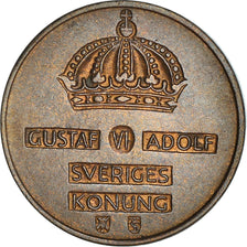 Coin, Sweden, Gustaf VI, 2 Öre, 1958, AU(50-53), Bronze, KM:821