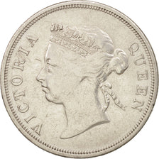 Straits Settlements, Victoria, 50 Cents, 1899, VF(30-35), Silver, KM:13