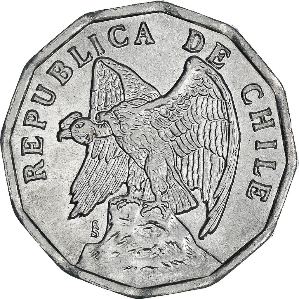 Coin, Chile, 10 Centavos, 1979, MS(63), Aluminum, KM:205a