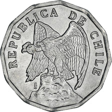 Coin, Chile, 10 Centavos, 1979, MS(63), Aluminum, KM:205a