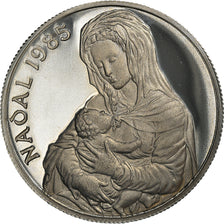 Moneda, Andorra, Christmas, 20 Diners, 1985, BE, SC, Plata, KM:26