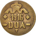 GERMAN EAST AFRICA, Wihelm II, 20 Heller, 1916, Tabora, TTB+, Brass, KM:15a