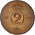 Moeda, Suécia, Gustaf VI, 2 Öre, 1970, AU(50-53), Bronze, KM:821