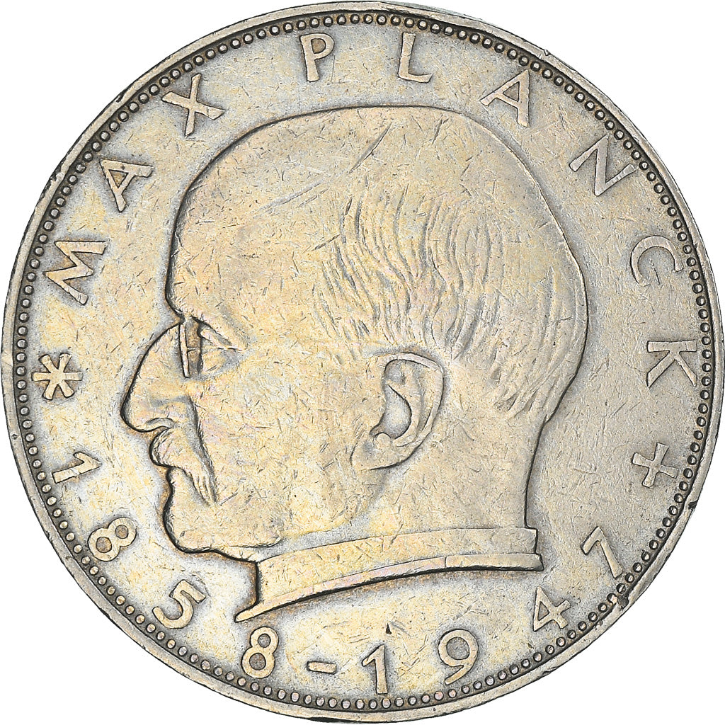 Coin, GERMANY - FEDERAL REPUBLIC, 2 Mark, 1960, Munich, EF(40-45)