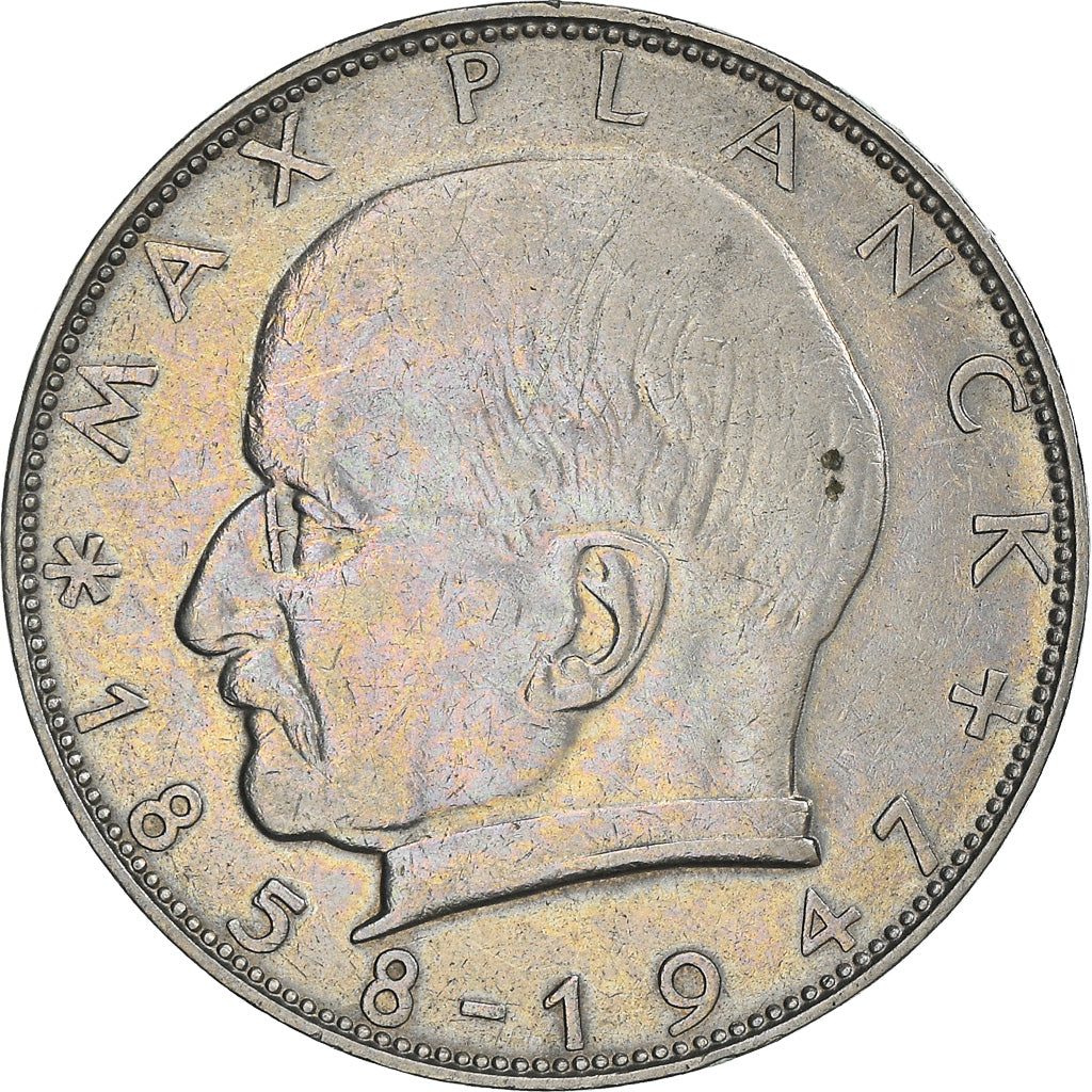Moneta, GERMANIA - REPUBBLICA FEDERALE, 2 Mark, 1964, Karlsruhe, BB