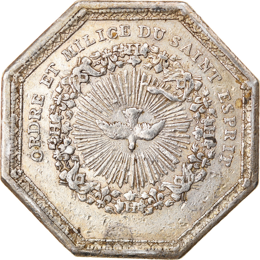France, Token, Louis XVI, Ordre du Saint Esprit, History, EF(40-45), Silver