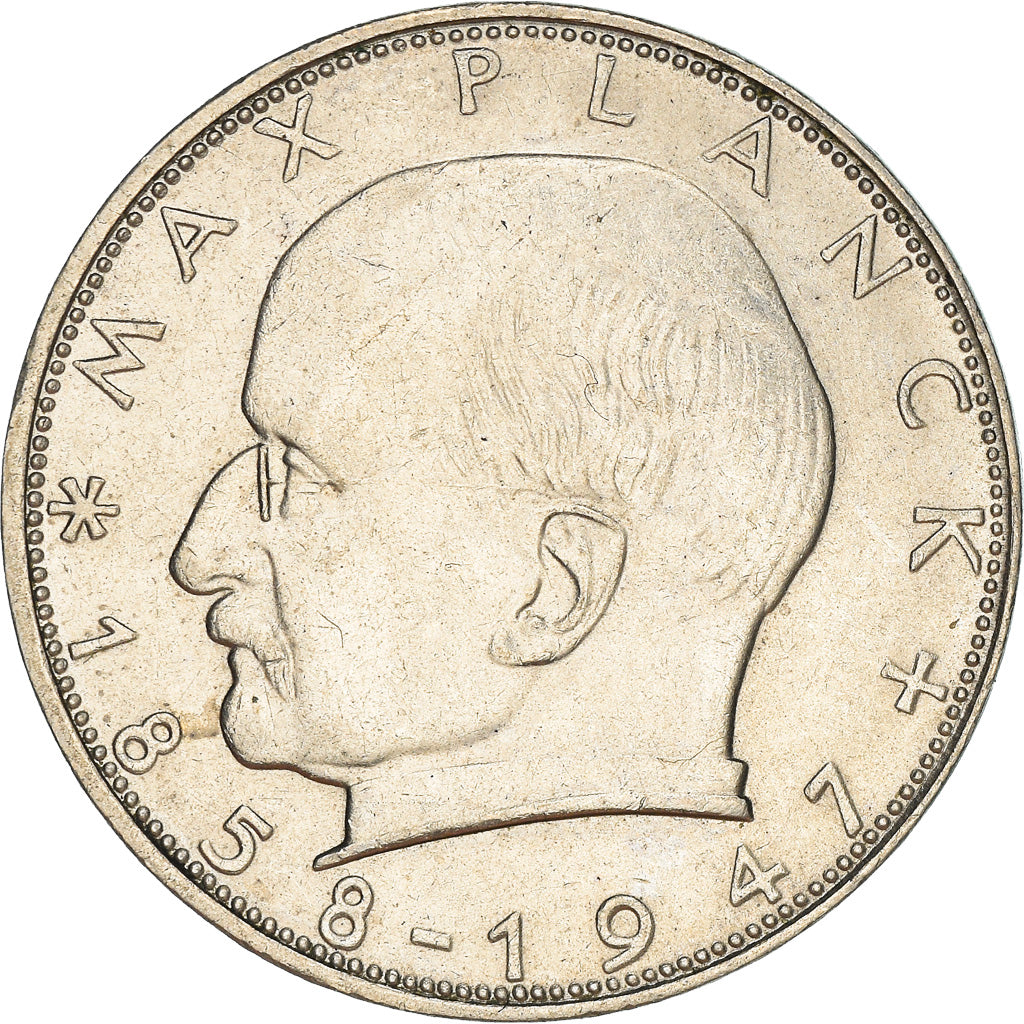 Coin, GERMANY - FEDERAL REPUBLIC, 2 Mark, 1967, Stuttgart, EF(40-45)