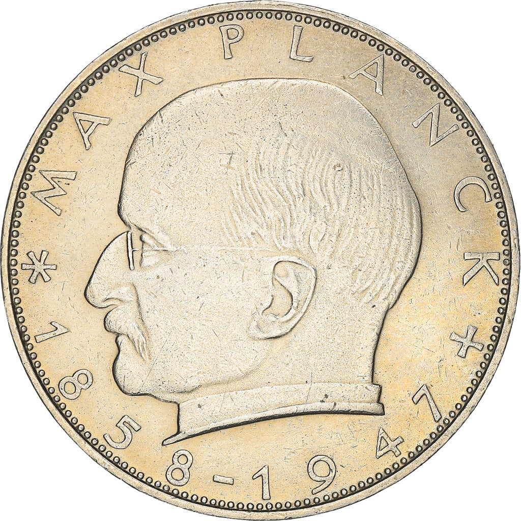 Coin, GERMANY - FEDERAL REPUBLIC, 2 Mark, 1968, Karlsruhe, EF(40-45)
