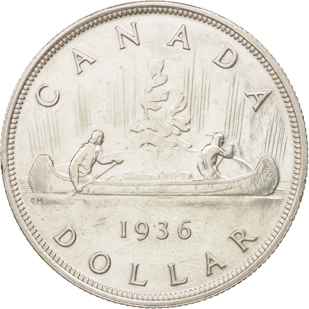 Canada, George V, Dollar, 1936, Royal Canadian Mint, Ottawa, SPL-, Argento, K...