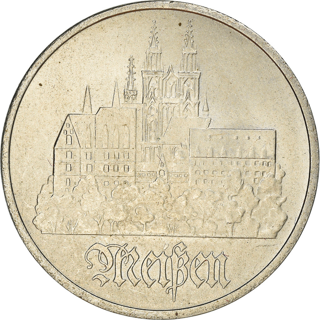 Moneda, REPÚBLICA DEMOCRÁTICA ALEMANA, 5 Mark, 1972, Berlin, MBC, Cobre -