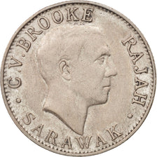 Coin, Sarawak, Charles V. Brooke, 20 Cents, 1927, Heaton, Birmingham, EF(40-45)