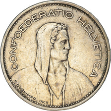 Coin, Switzerland, 5 Francs, 1935, Bern, EF(40-45), Silver, KM:40