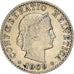 Coin, Switzerland, 20 Rappen, 1909, Bern, VF(30-35), Nickel, KM:29