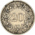 Monnaie, Suisse, 20 Rappen, 1883, Bern, TB+, Nickel, KM:29