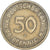 Moneda, ALEMANIA - REPÚBLICA FEDERAL, 50 Pfennig, 1949, Hambourg, BC+, Cobre -