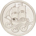 DANZIG, 1/2 Gulden, 1923, AU(50-53), Silver, KM:144