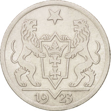 DANZIG, Gulden, 1923, AU(50-53), Silver, KM:145