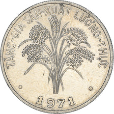 Coin, Vietnam, STATE OF SOUTH VIET NAM, Dong, 1971, EF(40-45), Aluminum, KM:12