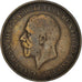 Coin, Great Britain, George V, 1/2 Penny, 1933, VF(20-25), Bronze, KM:837
