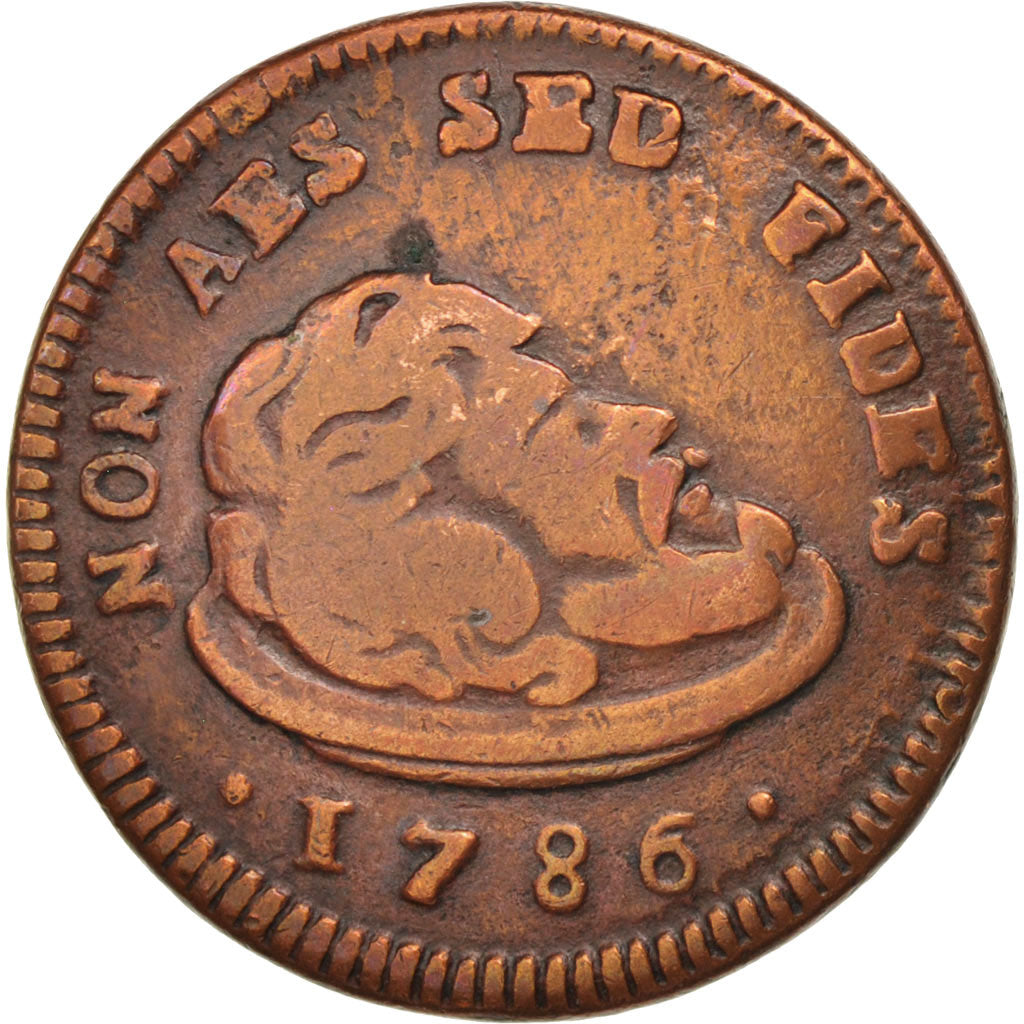 MALTA, ORDER OF, Emmanuel de Rohan, Tari, 1786, VF(30-35), Copper, KM:331.3
