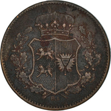 Monnaie, Etats allemands, SCHLESWIG-HOLSTEIN, Sechsling, 1851, TTB, Cuivre