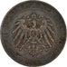 Monnaie, GERMAN EAST AFRICA, Pysa, 1892, Wilhelm II, TTB+, Cuivre, KM:1