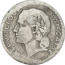 Coin, France, Lavrillier, 5 Francs, 1952, Paris, F(12-15), Aluminum, KM:888b.1