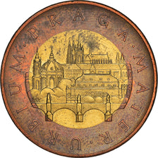 Coin, Czech Republic, 50 Korun, 2019, EF(40-45), Bimétallique : centre en acier