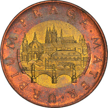 Moneda, República Checa, 50 Korun, 2017, MBC, Bimétallique : centre en acier