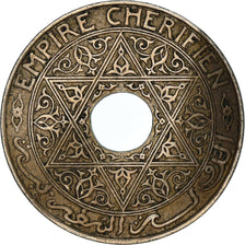 Coin, Morocco, Yusuf, 25 Centimes, undated (1921), bi-Bariz, Paris, EF(40-45)