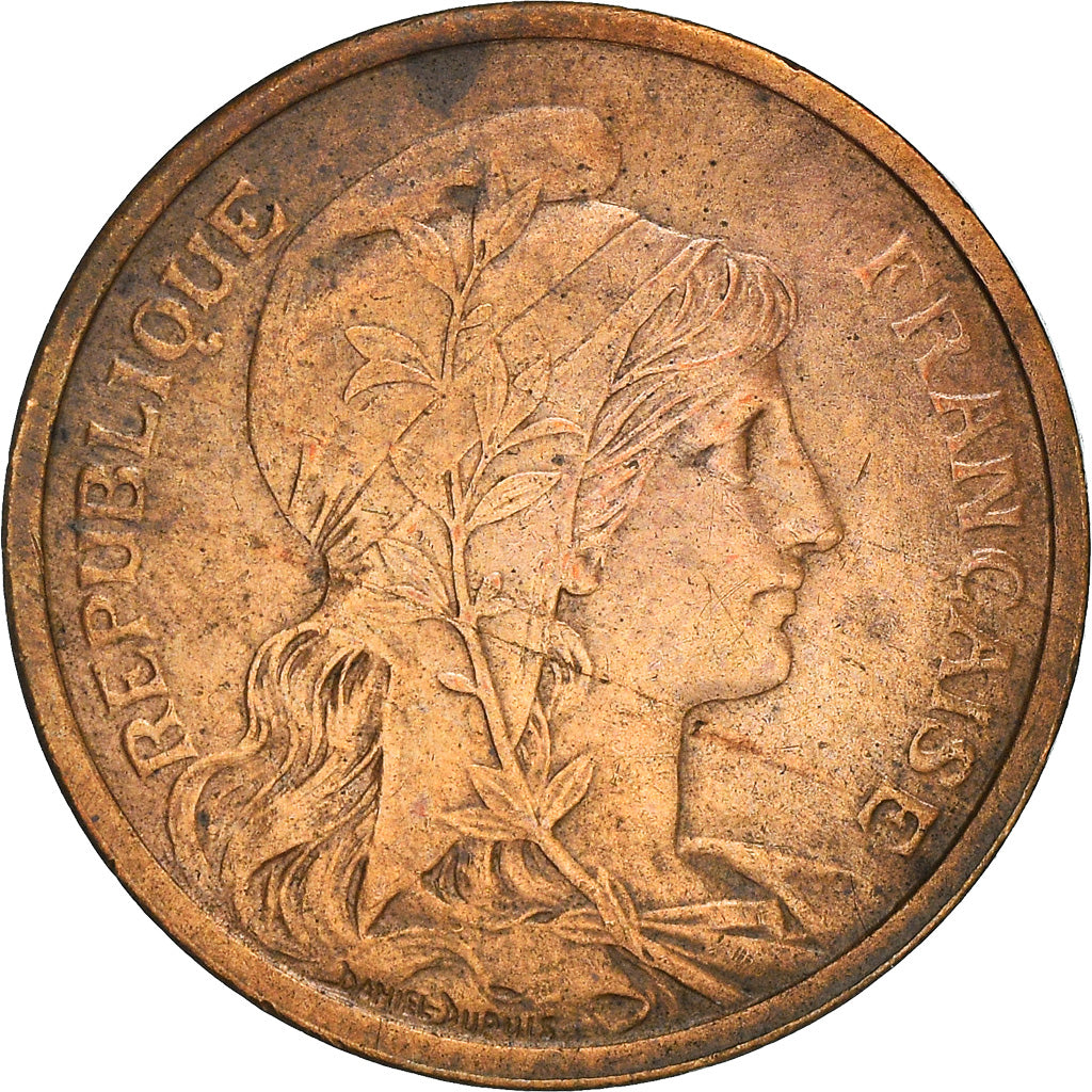 Coin, France, Dupuis, 2 Centimes, 1913, Paris, AU(50-53), Bronze, KM:841