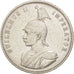 GERMAN EAST AFRICA, Wihelm II, Rupie, 1891, TTB, Argent, KM:2