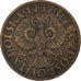 Coin, Poland, 2 Grosze, 1937, Warsaw, EF(40-45), Bronze, KM:9a