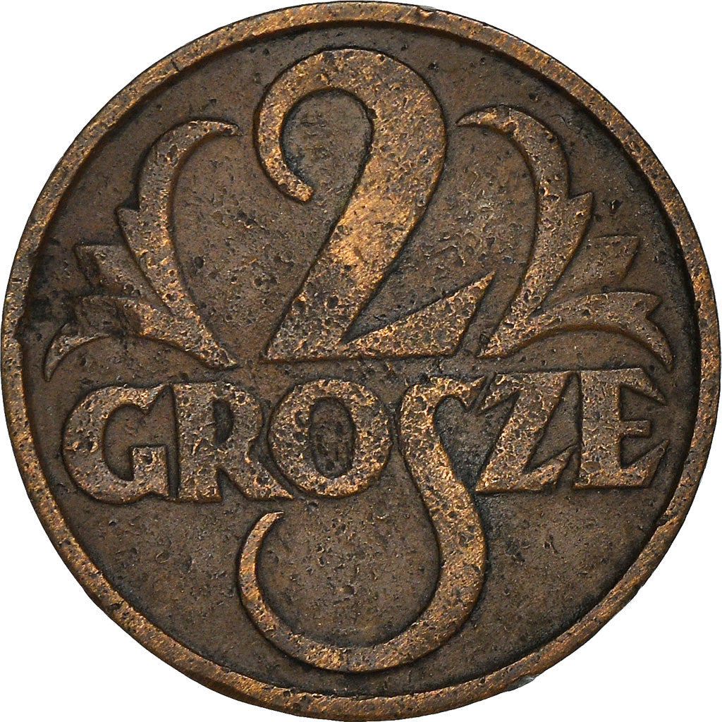 Coin, Poland, 2 Grosze, 1937, Warsaw, EF(40-45), Bronze, KM:9a