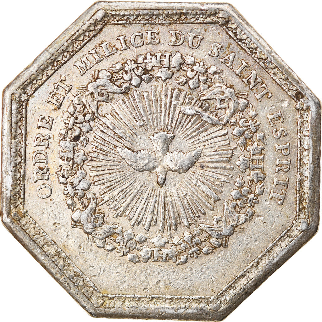 France, Token, Louis XVI, Ordre du Saint Esprit, History, EF(40-45), Silver