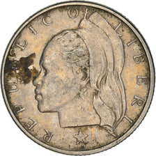 Coin, Liberia, 25 Cents, 1968, VF(20-25), Copper-nickel, KM:16a.2