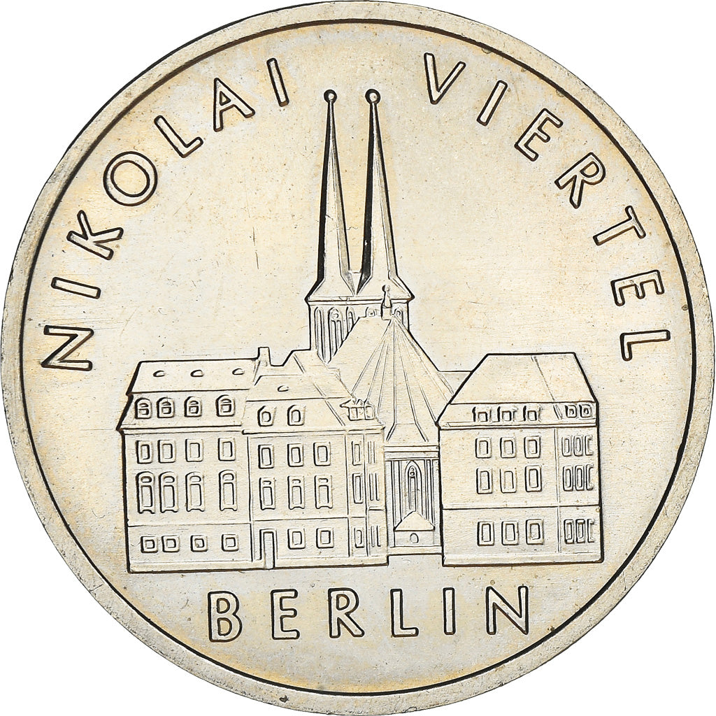 Monnaie, GERMAN-DEMOCRATIC REPUBLIC, 5 Mark, 1987, Berlin, SPL