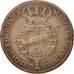 Angola, 2 Macutas, 1786, VF(30-35), Copper, KM:51.2
