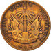 Haiti, Centime, 1886, Paris, EF(40-45), Bronze, KM:48