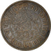 Monnaie, NETHERLANDS EAST INDIES, Wilhelmina I, 2-1/2 Cents, 1945, Utrecht, TTB